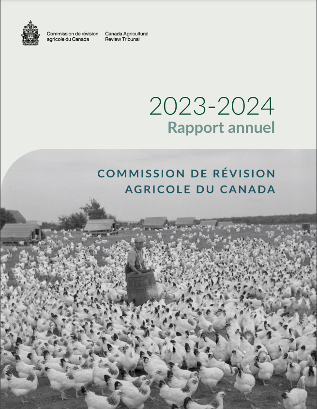 Image du rapport annuel 2023-2024 de la Commission